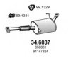 OPEL 858061 Middle Silencer